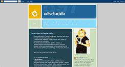 Desktop Screenshot of aallonharjalla.blogspot.com