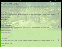 Tablet Screenshot of dayworthliving.blogspot.com