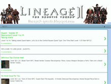 Tablet Screenshot of lineage2-quests.blogspot.com