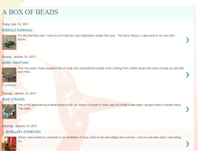 Tablet Screenshot of aboxofbeads.blogspot.com