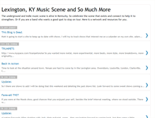 Tablet Screenshot of lexingtonmusicscene.blogspot.com