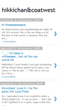 Mobile Screenshot of hikkichan-coatwest.blogspot.com