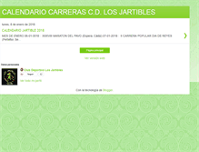 Tablet Screenshot of calendariodelosjartibles.blogspot.com