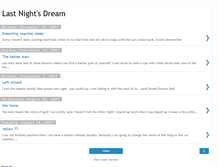 Tablet Screenshot of bell-lastnightsdream.blogspot.com