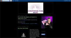 Desktop Screenshot of christopherstarrmagic.blogspot.com