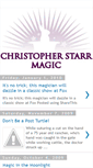 Mobile Screenshot of christopherstarrmagic.blogspot.com