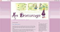 Desktop Screenshot of meudesassosego.blogspot.com