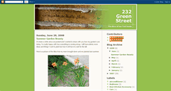 Desktop Screenshot of ourgreenstreet.blogspot.com