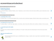Tablet Screenshot of economistascontralockout.blogspot.com