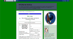 Desktop Screenshot of oficinanaescola.blogspot.com