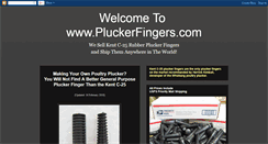 Desktop Screenshot of pluckerfingers.blogspot.com