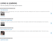 Tablet Screenshot of dkd151-livinglearning.blogspot.com