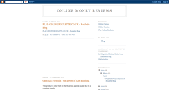 Desktop Screenshot of homemoneymaker-onlinemoneyreviews.blogspot.com