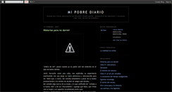 Desktop Screenshot of mipobrediario.blogspot.com