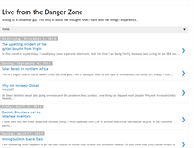 Tablet Screenshot of dangerz0ne.blogspot.com