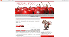 Desktop Screenshot of frugalfood.blogspot.com