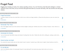 Tablet Screenshot of frugalfood.blogspot.com