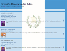 Tablet Screenshot of direcciondelasartes.blogspot.com