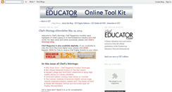 Desktop Screenshot of chefeducatortoday.blogspot.com