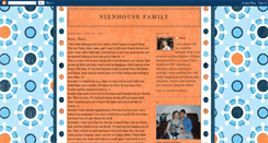 Desktop Screenshot of nienhousefamily.blogspot.com