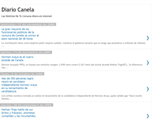 Tablet Screenshot of diariocanela.blogspot.com