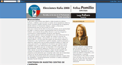 Desktop Screenshot of eleccionesitalia2008.blogspot.com