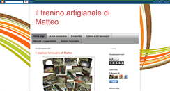 Desktop Screenshot of ilmiotrenino.blogspot.com