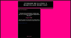 Desktop Screenshot of cuidadodelapielymaquillajemarykay.blogspot.com