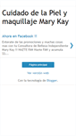 Mobile Screenshot of cuidadodelapielymaquillajemarykay.blogspot.com