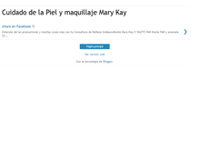 Tablet Screenshot of cuidadodelapielymaquillajemarykay.blogspot.com