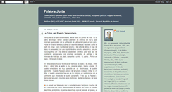 Desktop Screenshot of palabrajusta.blogspot.com