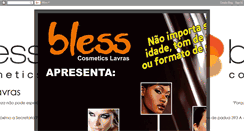 Desktop Screenshot of blesscosmeticslavras.blogspot.com