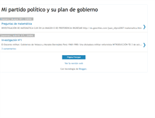 Tablet Screenshot of partido-politico.blogspot.com