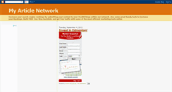 Desktop Screenshot of myarticlenetwork.blogspot.com