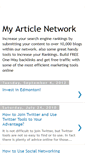 Mobile Screenshot of myarticlenetwork.blogspot.com