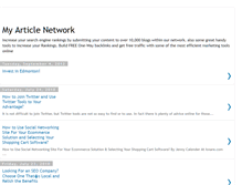 Tablet Screenshot of myarticlenetwork.blogspot.com