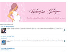 Tablet Screenshot of bebeimgeliyor.blogspot.com