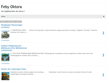 Tablet Screenshot of febyoktora-archi.blogspot.com