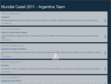 Tablet Screenshot of cadetargentinateam.blogspot.com