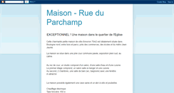 Desktop Screenshot of maison-rue-du-parchamp.blogspot.com