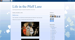 Desktop Screenshot of pfafflane.blogspot.com