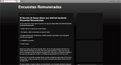 Desktop Screenshot of encuestaseninternet.blogspot.com