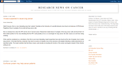 Desktop Screenshot of cancerousapproach.blogspot.com