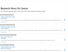 Tablet Screenshot of cancerousapproach.blogspot.com