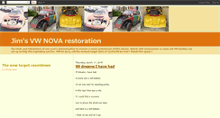 Desktop Screenshot of jimsvwnovarestoration.blogspot.com