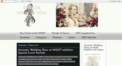 Desktop Screenshot of ancasterweddingshow.blogspot.com