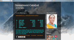 Desktop Screenshot of invetsmentcatalyst.blogspot.com