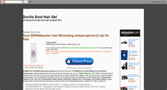 Desktop Screenshot of gorillasnothairgelonlines.blogspot.com