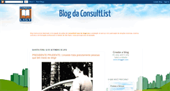Desktop Screenshot of consultlist.blogspot.com