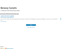Tablet Screenshot of boracaysunsets.blogspot.com
